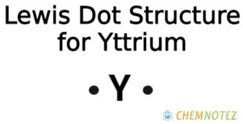 lewis dot structure of yttrium